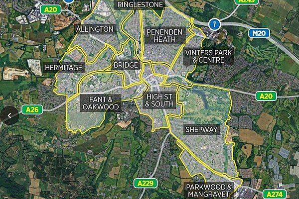 Wards in Maidstone Town Council 2026-04