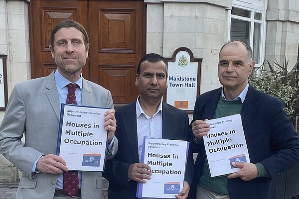 Cllr Tony Harwood, Cllr Dinesh Khadka and Chris Passmore Cllr Tony Harwood, Cllr Dinesh Khadka and Chris Passmore