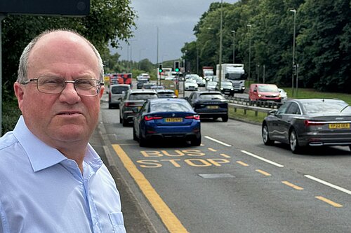 Geoffrey Samme on Bearsted Road Geoffrey Samme on Bearsted Road