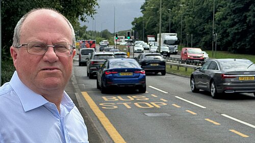 Geoffrey Samme on Bearsted Road Geoffrey Samme on Bearsted Road